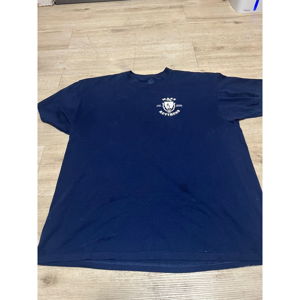 Massachusetts State Retirees Shirt Sz 2xl Municipal County State Police Bpd Bfd